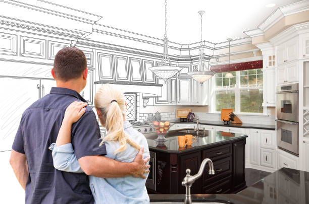Professional Cabinet Refacing technician working in Centuria, WI